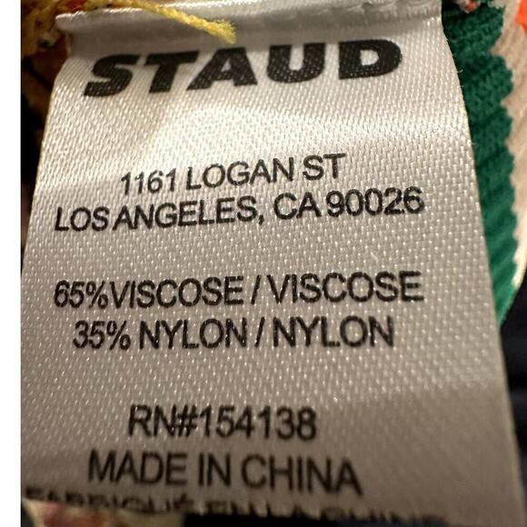 STAUD – Soleil Top – Multi Bayadère Stripe (MUBS) – Size XS - Picture 3 of 5